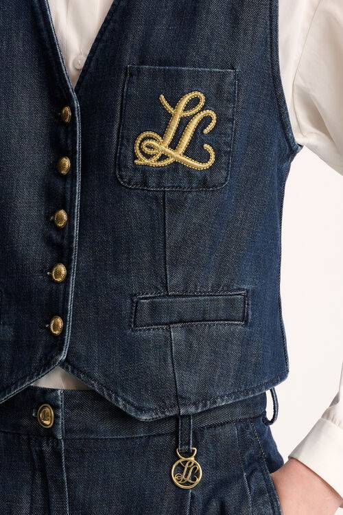 Luisa Spagnoli Scudiero - Gilet in denim Novità