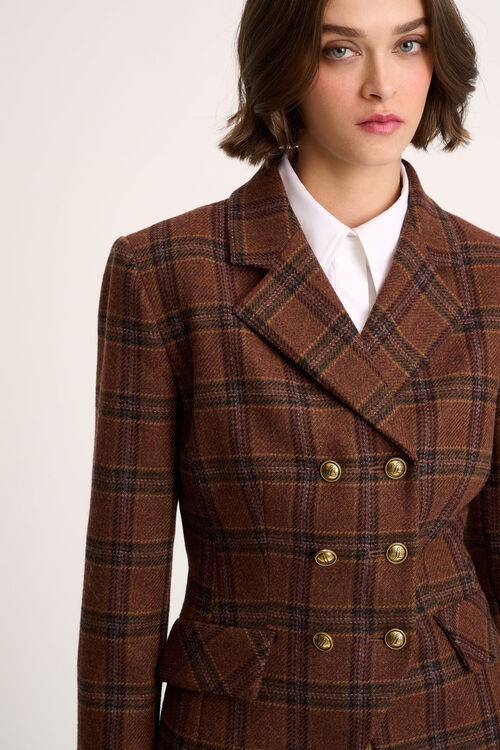 Luisa Spagnoli Suoneria - Giacca tartan Saldi