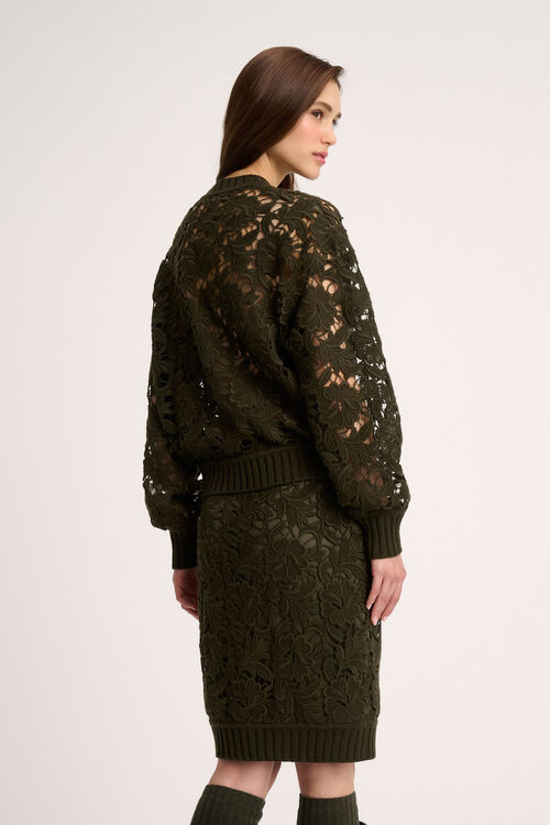 Luisa Spagnoli Segesta - Cardigan in pizzo - Fashion Show Saldi Di Fabbrica
