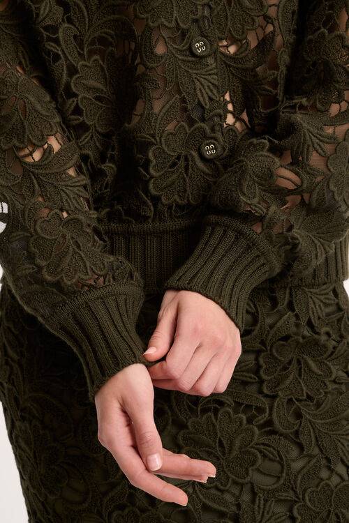 Luisa Spagnoli Segesta - Cardigan in pizzo - Fashion Show Saldi Di Fabbrica