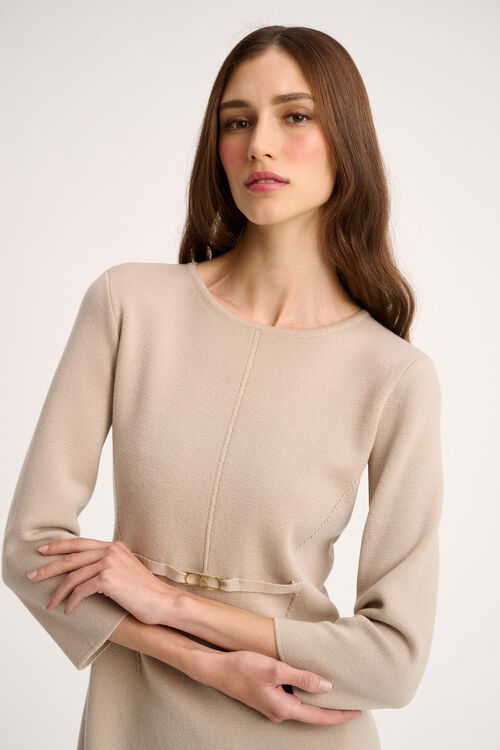 Luisa Spagnoli Marinella - Abito bon ton in maglia Moda