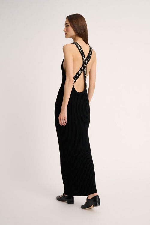 Luisa Spagnoli Mendez - Abito con spalline jacquard - Fashion Show Shopping online