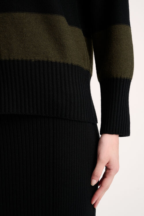 Luisa Spagnoli Marsupio - Pullover a righe Ultimi due giorni