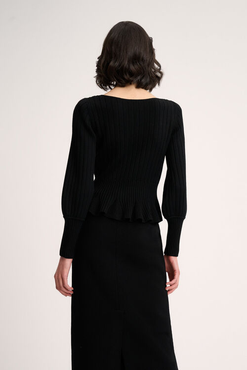 Luisa Spagnoli Merlato - Pullover scollo a cuore Ultimo giorno