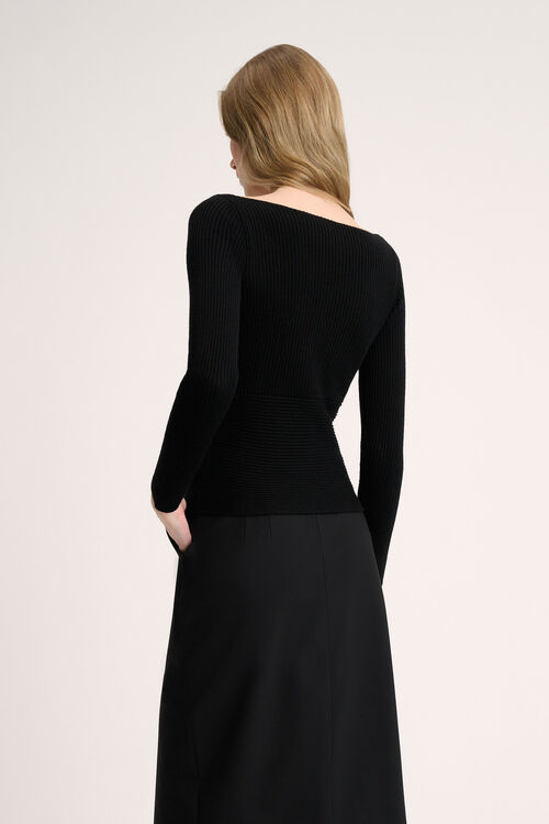 Luisa Spagnoli Momenti - Pullover con scollo a V Fino al 60% di sconto