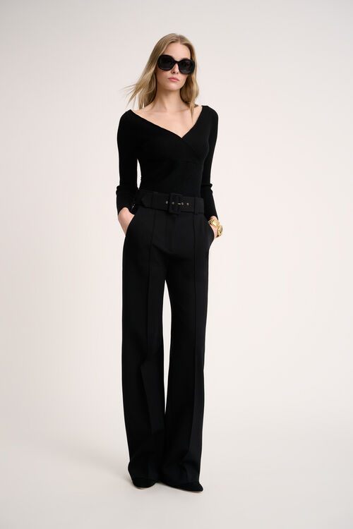 Luisa Spagnoli Momenti - Pullover con scollo a V Fino al 60% di sconto