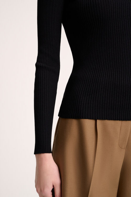 Luisa Spagnoli Cordicella - Maglia a coste Fino al 65% di sconto