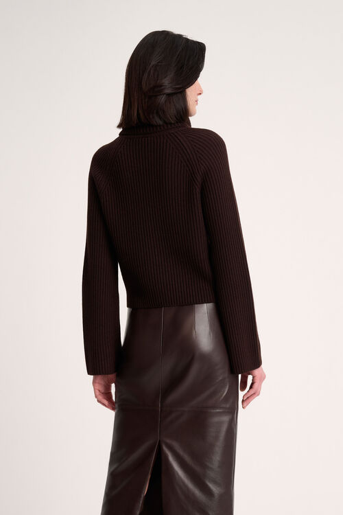Luisa Spagnoli Magnus - Pullover dolcevita a coste 50% di sconto per tempo limitato