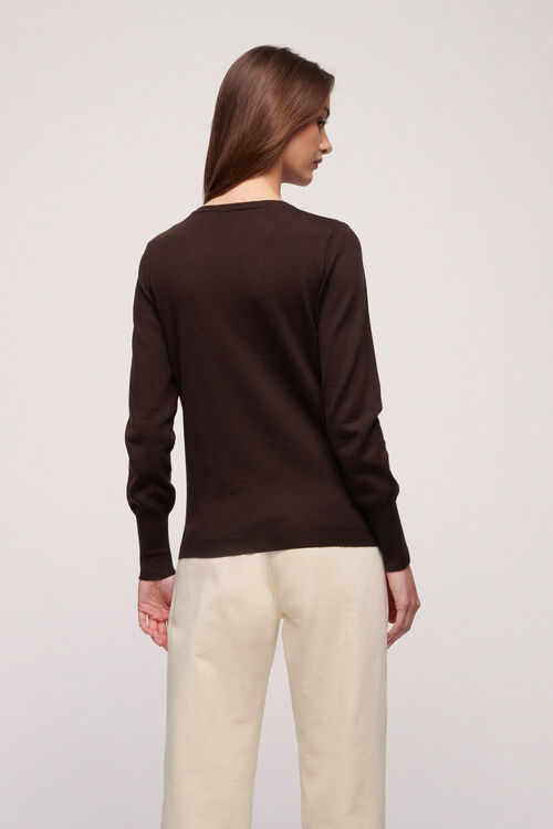 Luisa Spagnoli Mossa - Pullover in lana In Linea