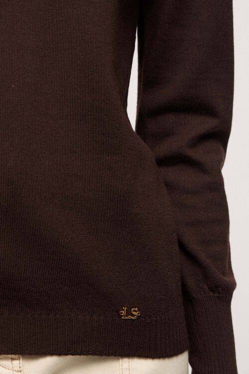 Luisa Spagnoli Mossa - Pullover in lana In Linea