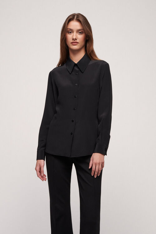 Luisa Spagnoli Limonaia - Camicia in seta Nuovo