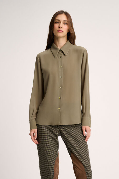 Luisa Spagnoli Limonaia - Camicia in seta Promozione