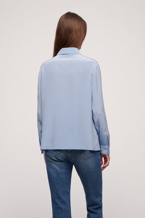 Luisa Spagnoli Limonaia - Camicia in seta Spedizione Gratuita