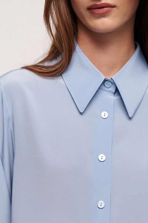 Luisa Spagnoli Limonaia - Camicia in seta Spedizione Gratuita