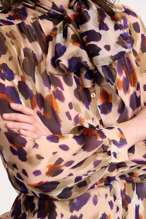 Luisa Spagnoli Linda - Camicia con fiocco Qualità Garantita