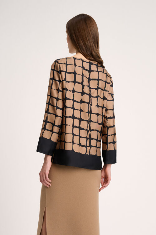Luisa Spagnoli Leggio - Blusa a quadri Acquista Ora