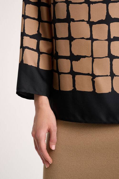 Luisa Spagnoli Leggio - Blusa a quadri Acquista Ora