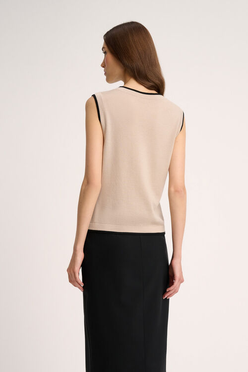 Luisa Spagnoli Macinapepe - Top in maglia In Vendita