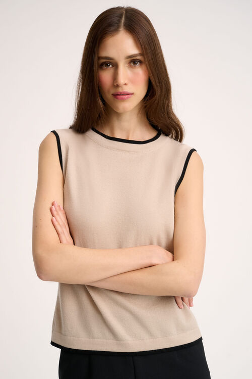 Luisa Spagnoli Macinapepe - Top in maglia In Vendita