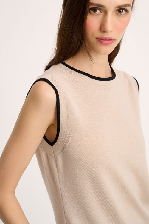 Luisa Spagnoli Macinapepe - Top in maglia In Vendita