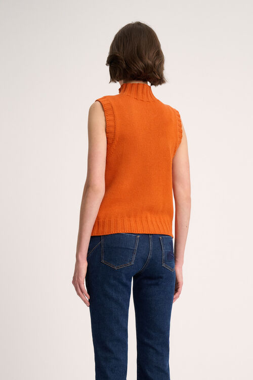 Luisa Spagnoli Chiusura - Gilet a collo alto Vendite Flash