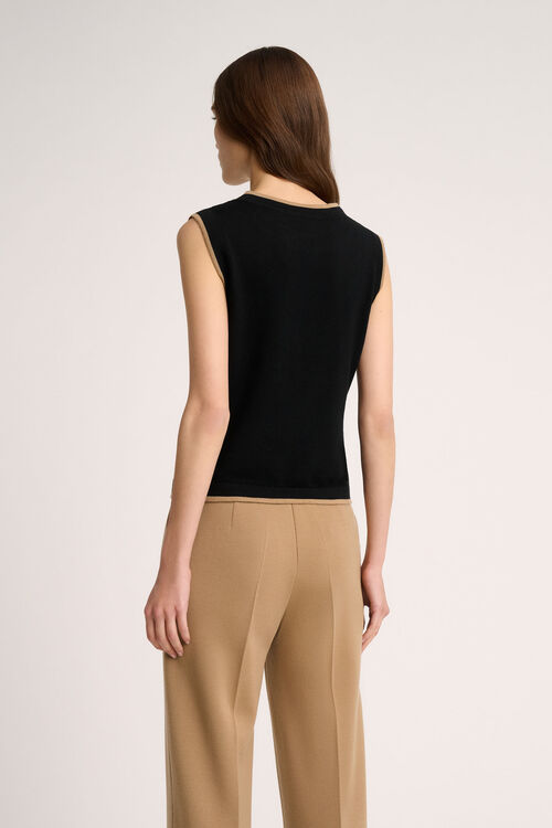 Luisa Spagnoli Macinapepe - Top in maglia Nuova