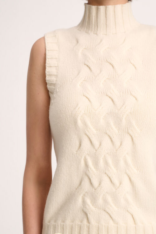 Luisa Spagnoli Chiusura - Gilet a collo alto Moda