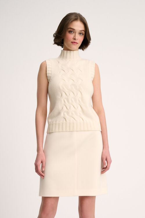 Luisa Spagnoli Chiusura - Gilet a collo alto Moda