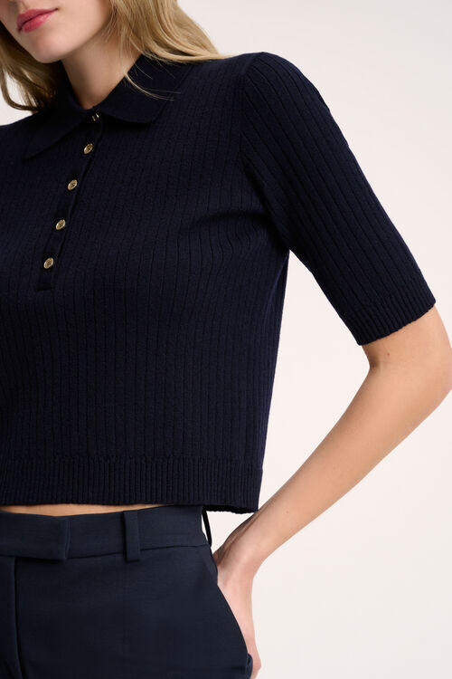 Luisa Spagnoli Medeola - Polo in maglia - Fashion Show Comprare a buon mercato