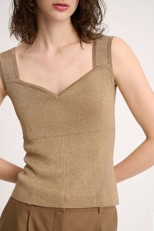 Luisa Spagnoli Zac - Top in lurex Fornitura limitata