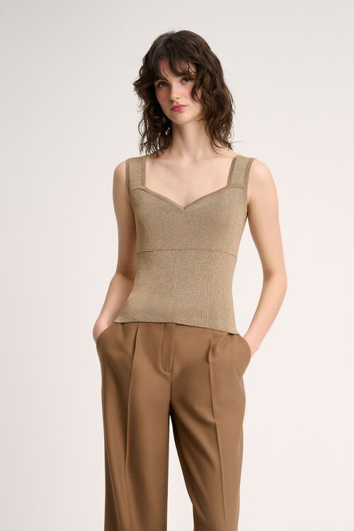 Luisa Spagnoli Zac - Top in lurex Fornitura limitata
