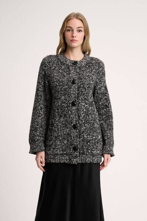Luisa Spagnoli Consegna - Cardigan mélange Offerta esclusiva