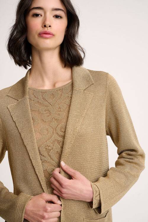 Luisa Spagnoli Zeppola - Cardigan lurex Offerta San Valentino