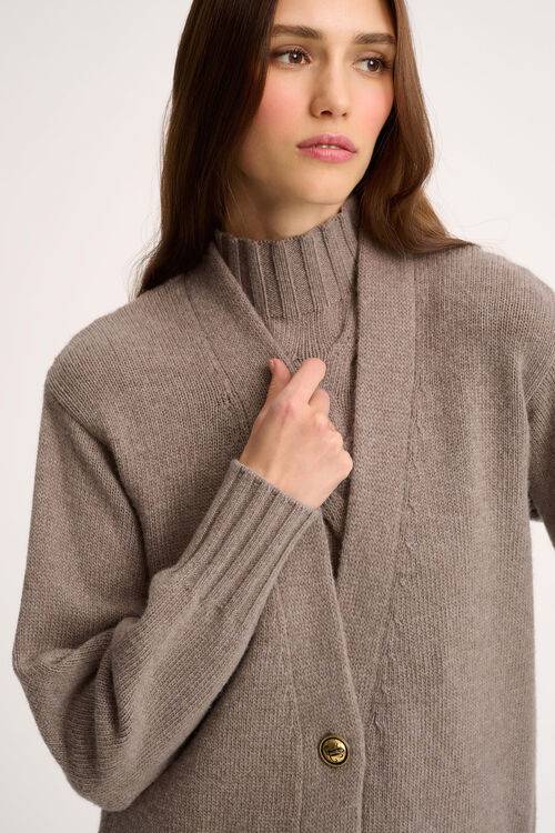 Luisa Spagnoli Canolo - Cardigan in misto cashmere Online Outlet