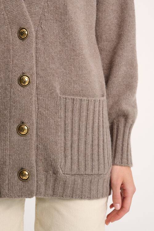 Luisa Spagnoli Canolo - Cardigan in misto cashmere Online Outlet