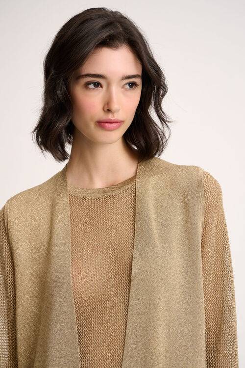 Luisa Spagnoli Zio - Gilet in lurex Offerta temporanea