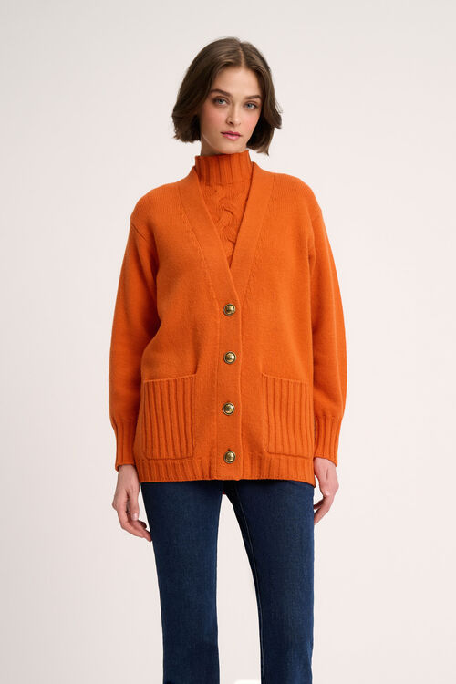 Luisa Spagnoli Canolo - Cardigan in misto cashmere Offerte esclusive