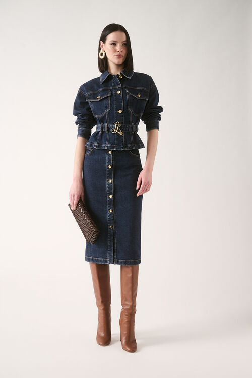 Luisa Spagnoli Folletto - Gonna in denim Super sconto