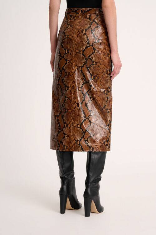 Luisa Spagnoli Francia - Gonna in pelle - Fashion Show Officina