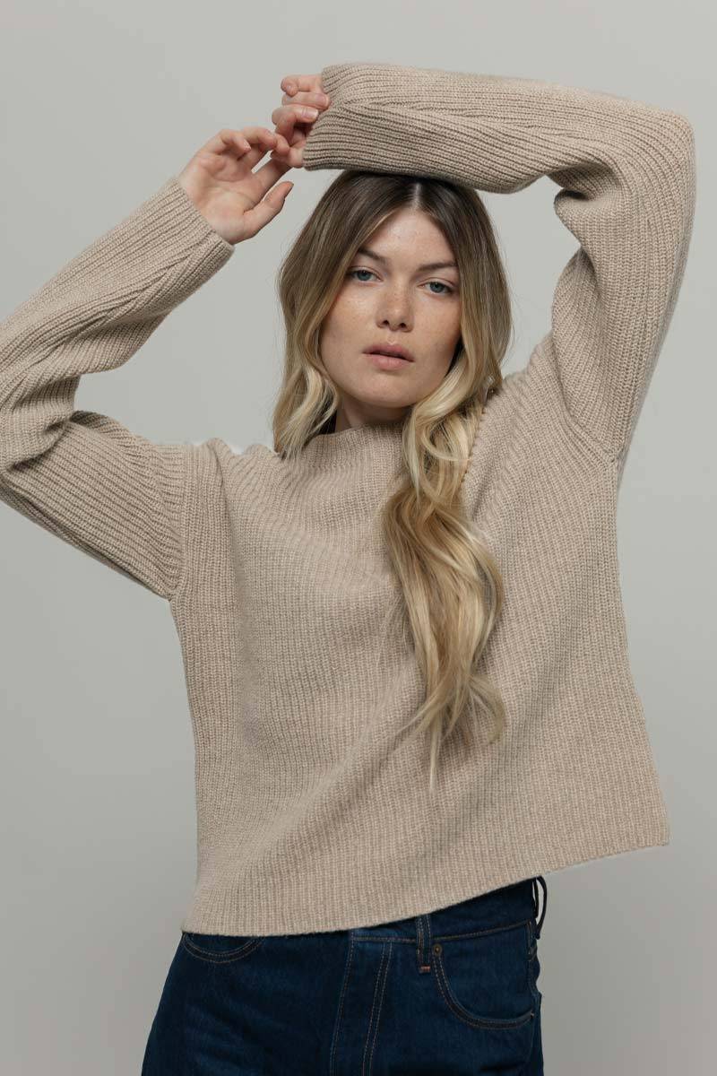 Rifò MELISSA Maglia Girocollo Donna Cashmere Rigenerato Hotsell