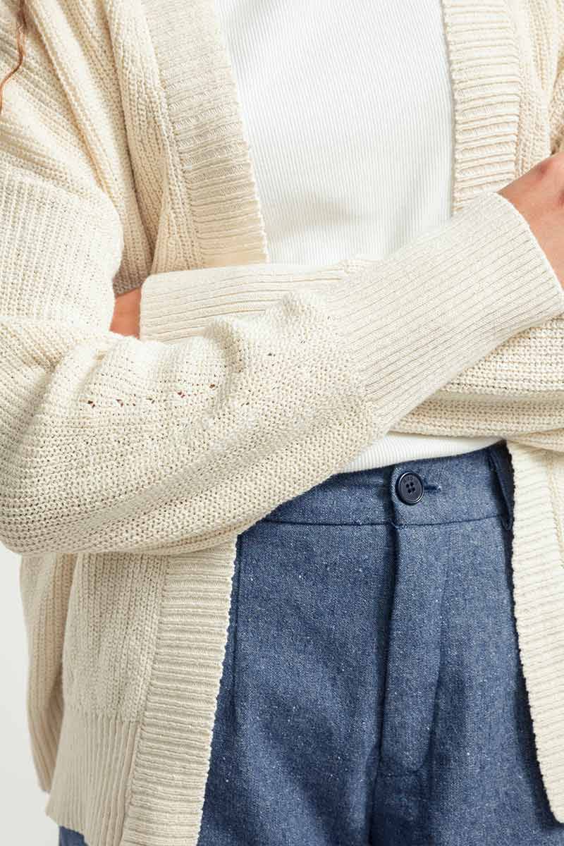 Rifò IRMA Cardigan Donna Cotone Rigenerato In Saldo