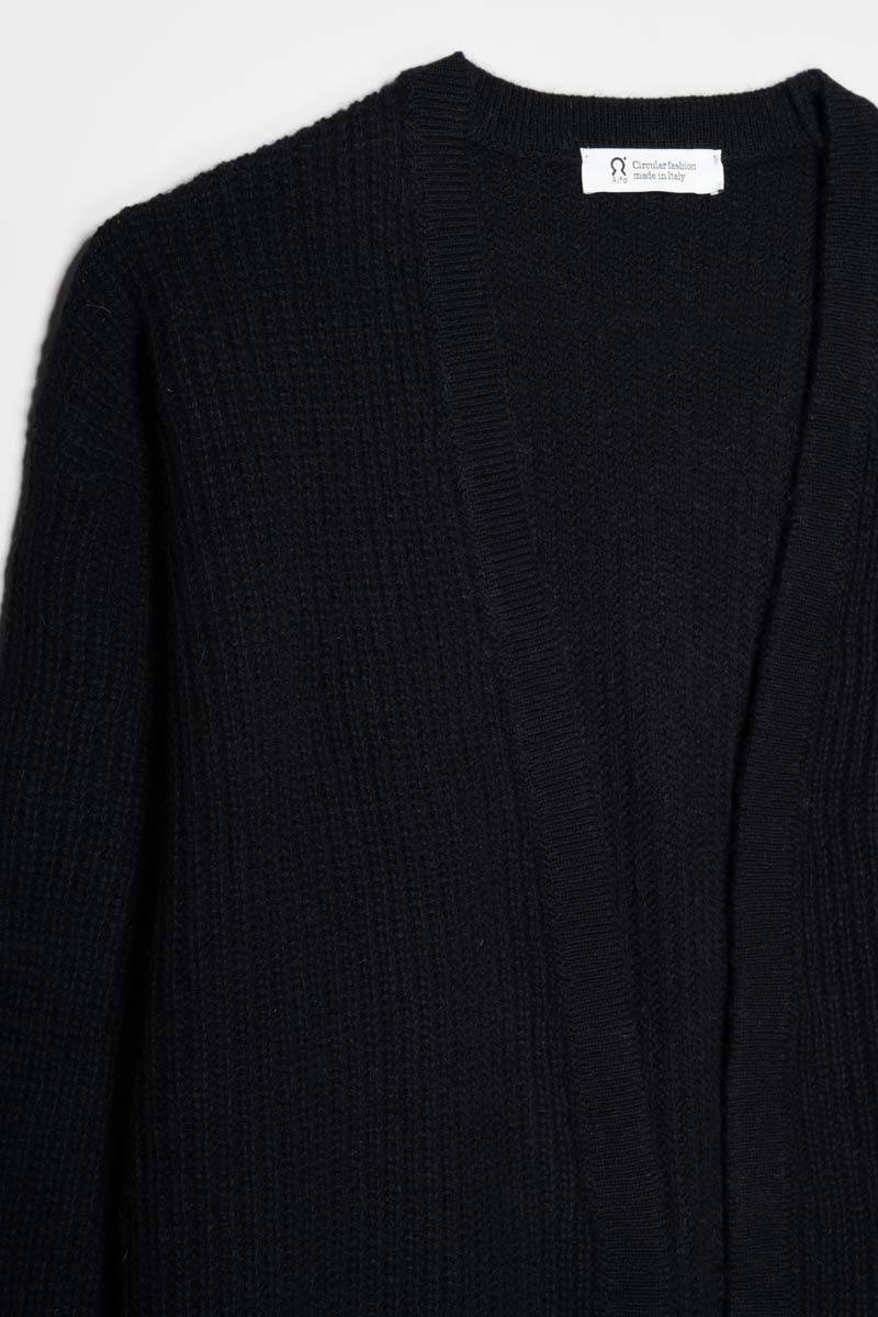 Rifò MARGHERITA Cardigan Donna Cashmere Rigenerato Nuova