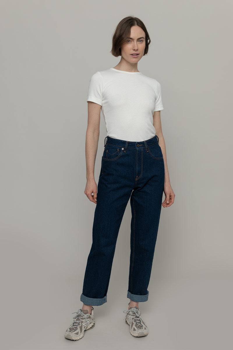 Rifò AGLAIA Pantaloni Jeans Donna Cotone Rigenerato 2025