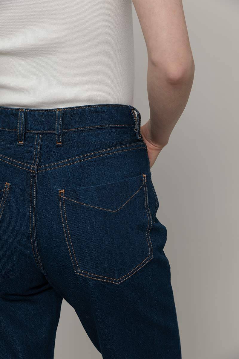 Rifò AGLAIA Pantaloni Jeans Donna Cotone Rigenerato 2025
