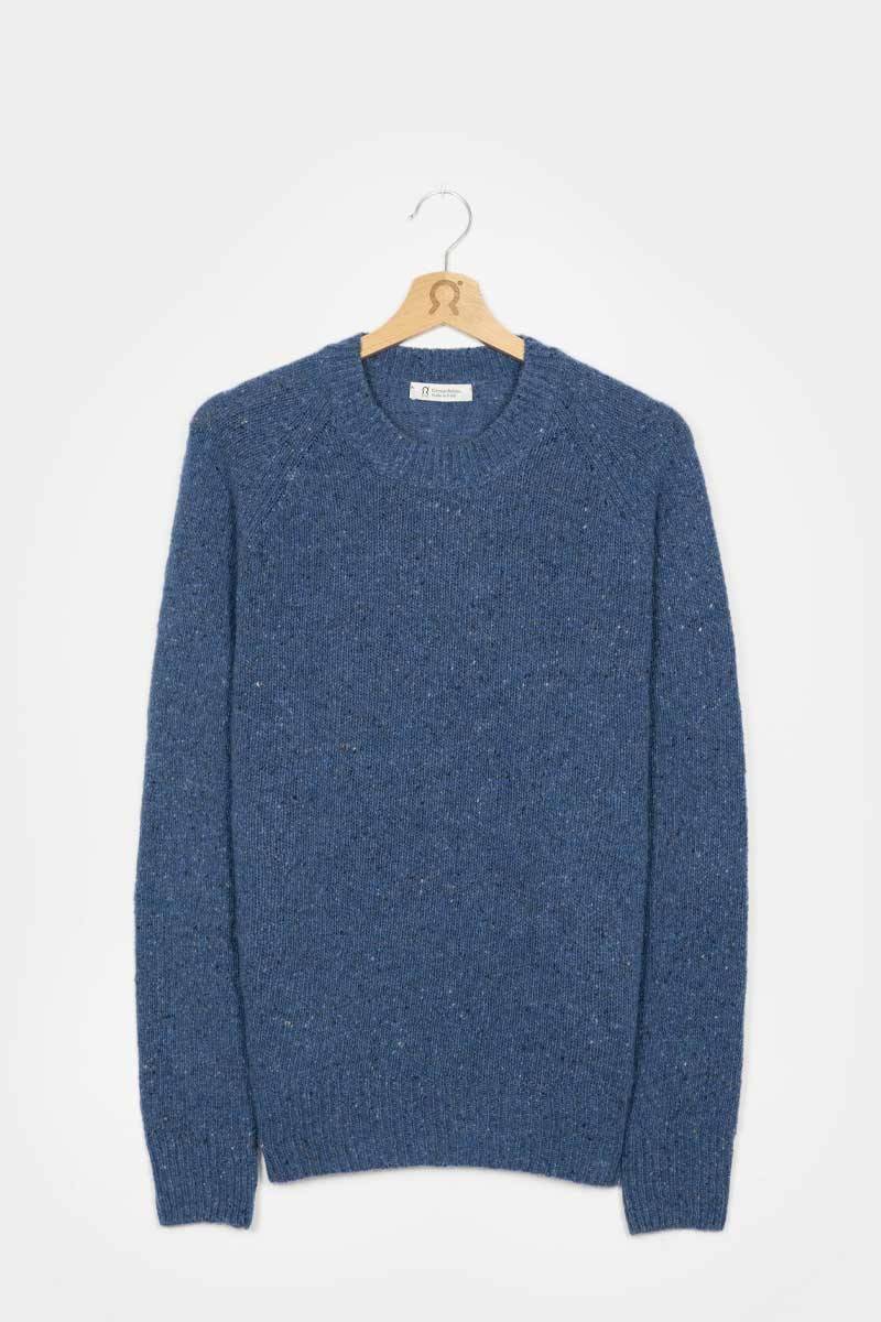 Rifò ALFREDO Maglia Girocollo Unisex Cashmere Rigenerato Vendita