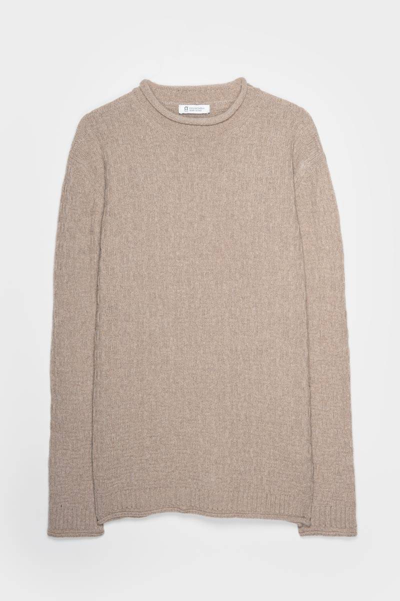 Rifò FERNANDO Maglia Uomo Cashmere Rigenerato Soddisfazione Garantita