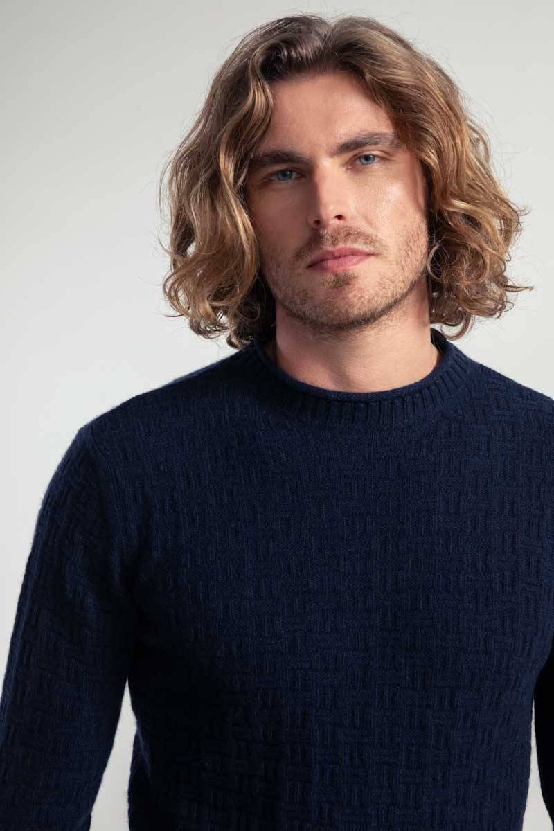 Rifò FERNANDO Maglia Uomo Cashmere Rigenerato Hotsell