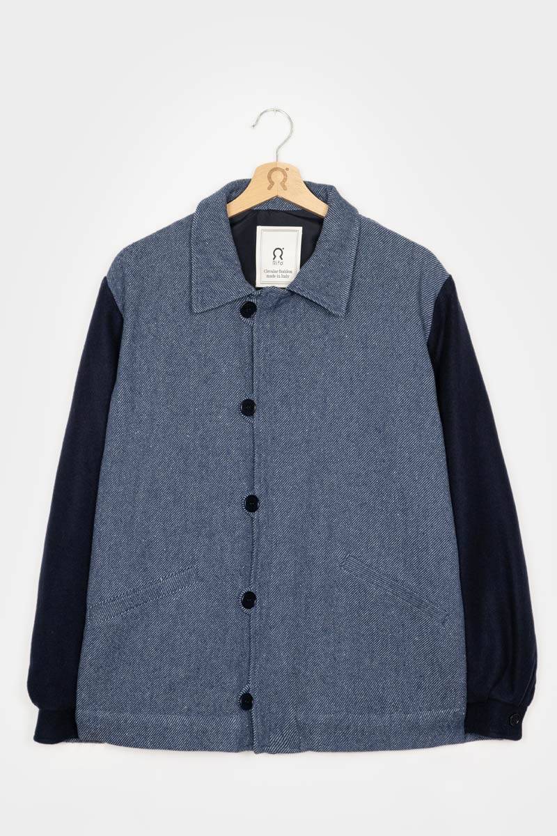 Rifò LEONE Giacca Bomber Unisex Lana Rigenerata Negozio