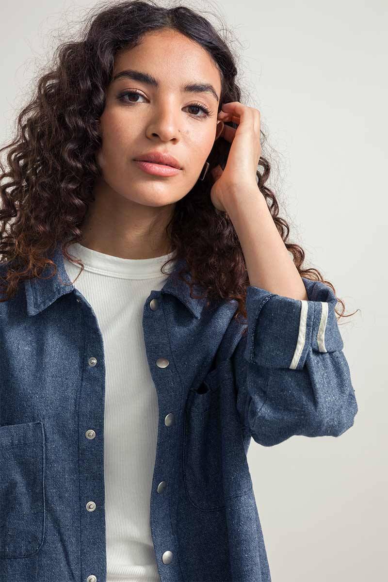 Rifò JO Camicia Giacca Unisex Jeans Rigenerato Nuova