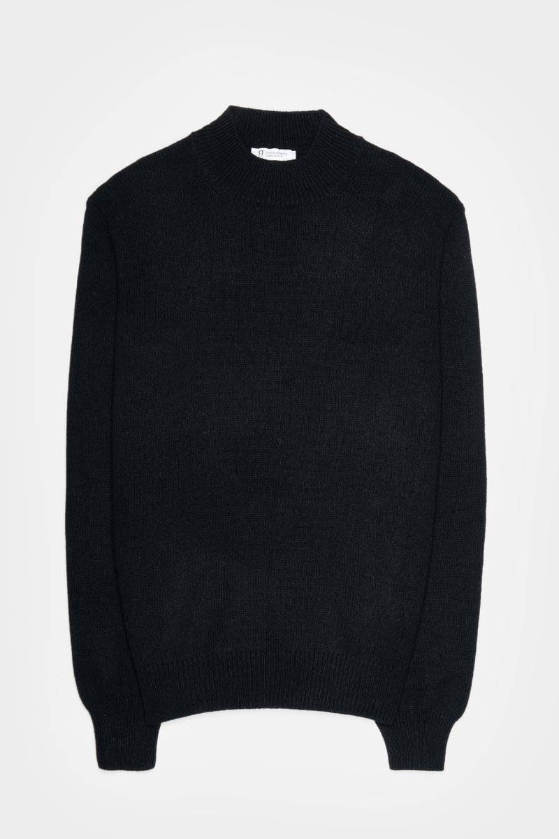 Rifò CLEMENTE Maglia Collo Alto Uomo Cashmere Rigenerato Italia